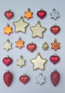 Fair Trade Photo Christmas, Colour image, Gold, Heart, Peru, Red, South America, Star, Vertical