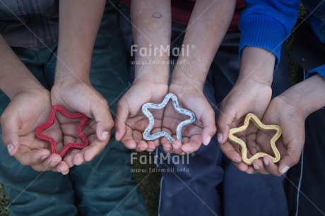 Fair Trade Photo Activity, Christmas, Colour image, Giving, Hand, Horizontal, Peru, South America, Star