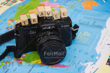 Fair Trade Photo Activity, Camera, Colour image, Holiday, Horizontal, Letters, Peru, South America, Text, Travel, Travelling, Wood, World map