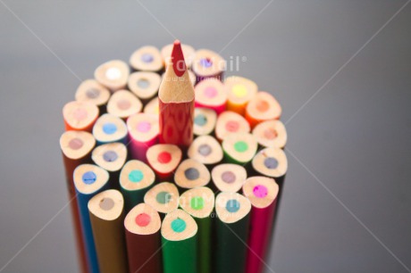 Fair Trade Photo Business, Colour image, Colourful, Crayon, Desk, Different, Exams, Good luck, Indoor, Office, Peru, South America, Studio, Success