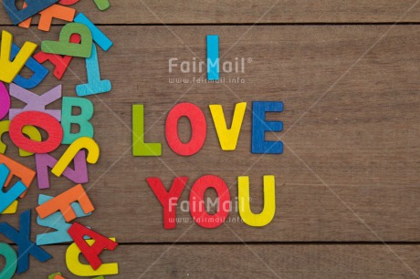 Fair Trade Photo Colour image, Colourful, Letters, Love, Multi-coloured, Peru, South America, Table, Text, Valentines day, Wood