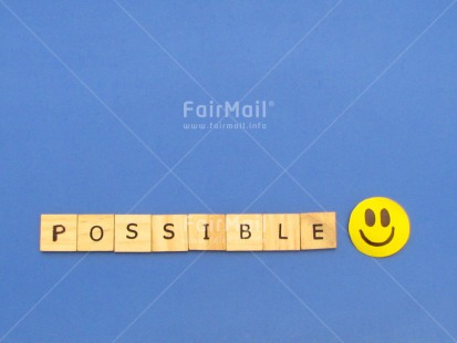 Fair Trade Photo Blue, Colour image, Good luck, Horizontal, Letters, Peru, School, Smile, South America, Success, Text, Wood, Yellow