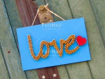Fair Trade Photo Colour image, Crafts, Door, Heart, Horizontal, Love, Peru, Red, South America, Text, Valentines day, Wool