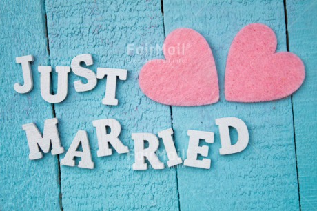 Fair Trade Photo Blue, Colour image, Couple, Heart, Letters, Love, Marriage, Peru, Pink, South America, Text, Two, Wedding, Wood