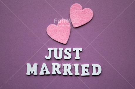 Fair Trade Photo Colour image, Couple, Heart, Letters, Love, Marriage, Peru, Pink, Purple, South America, Text, Two, Wedding, Wood