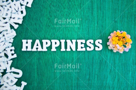 Fair Trade Photo Colour image, Colourful, Emotions, Flower, Green, Happiness, Happy, Horizontal, Indoor, Letter, Letters, Multi-coloured, Peru, South America, Text, White