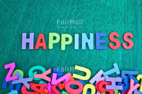 Fair Trade Photo Colour image, Colourful, Emotions, Happiness, Happy, Horizontal, Indoor, Letter, Letters, Multi-coloured, Peru, South America, Text