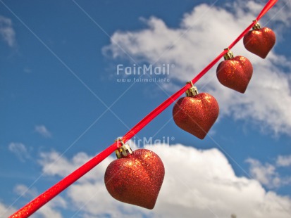 Fair Trade Photo Clouds, Day, Heart, Horizontal, Love, Outdoor, Red, Sky, Summer, Valentines day