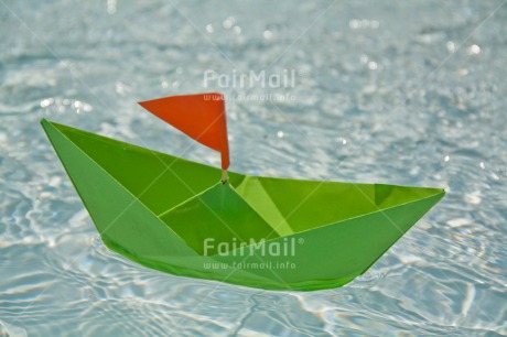 Fair Trade Photo Boat, Closeup, Colour image, Flag, Good trip, Green, Holiday, Horizontal, Peru, Red, South America, Summer, Transport, Water
