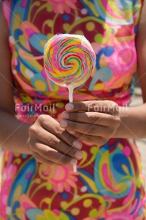 Fair Trade Photo Birthday, Closeup, Colour image, Invitation, Lollipop, One girl, Party, People, Peru, Pink, South America, Sweets, Vertical