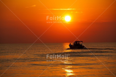 Fair Trade Photo Beach, Boat, Colour image, Evening, Holiday, Horizontal, Netherlands, Outdoor, Peru, Scenic, Sea, South America, Sunset, Transport, Travel