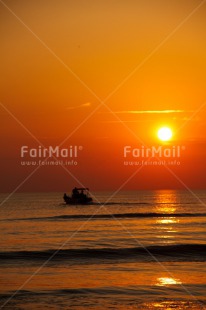 Fair Trade Photo Beach, Boat, Colour image, Evening, Holiday, Netherlands, Outdoor, Peru, Scenic, Sea, South America, Sunset, Transport, Travel, Vertical