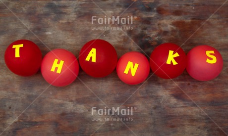 Fair Trade Photo Balloon, Colour image, Horizontal, Letter, Peru, Red, South America, Thank you, Wood