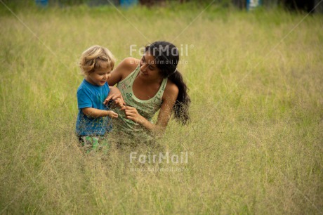 Fair Trade Photo Brother, Caring, Colour image, Day, Family, Grass, Health, Horizontal, Love, Mother, Outdoor, People, Peru, Rural, Sister, South America, Together