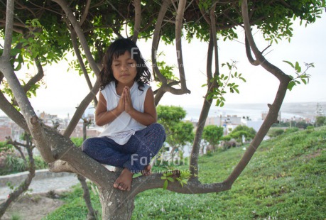 Fair Trade Photo Colour image, Health, Horizontal, One girl, Peace, People, Peru, South America, Wellness, Yoga
