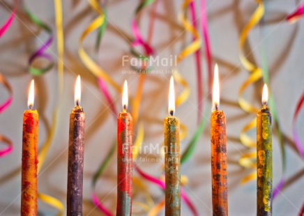 Fair Trade Photo Birthday, Candle, Colour image, Flame, Horizontal, Invitation, Party, Peru, South America, Studio