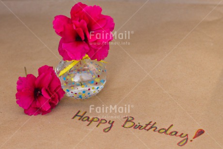 Fair Trade Photo Birthday, Colour image, Flower, Horizontal