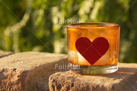 Fair Trade Photo Brick, Candle, Colour image, Day, Fathers day, Glass, Green, Heart, Horizontal, Love, Mothers day, Nature, Outdoor, Peru, South America, Valentines day