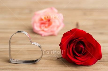 Fair Trade Photo Colour image, Flowers, Heart, Horizontal, Indoor, Love, Marriage, Mothers day, Peru, Red, Rose, South America, Table, Valentines day, Wedding, Wood