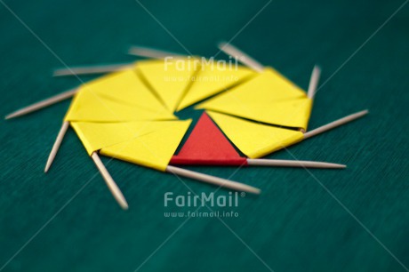 Fair Trade Photo Business, Colour image, Different, Flag, Indoor, Office, Peru, Red, South America, Studio, Success, Yellow