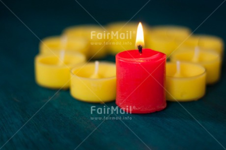 Fair Trade Photo Business, Candle, Colour image, Condolence-Sympathy, Different, Flame, Indoor, Light, Peru, Red, South America, Studio, Success, Yellow