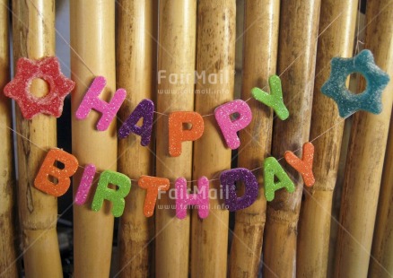 Fair Trade Photo Birthday, Colour image, Colourful, Congratulations, Horizontal, Letter, Party, Peru, South America, Star, Sweets