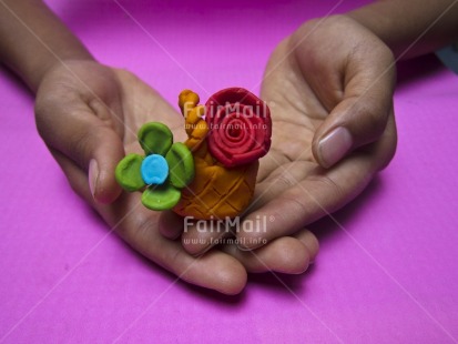 Fair Trade Photo Activity, Colour image, Friendship, Gift, Giving, Hand, Horizontal, Indoor, Love, Peru, South America, Studio, Tabletop, Valentines day