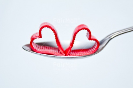 Fair Trade Photo Colour image, Heart, Horizontal, Love, Marriage, Peru, Red, South America, Spoon, Thinking of you, Valentines day, Wedding, White