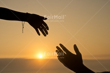 Fair Trade Photo Body, Colour image, Friendship, Hand, Help, Horizontal, Nature, People, Peru, Place, Shooting style, Silhouette, Sky, Solidarity, South America, Sunset, Together, Union, Values