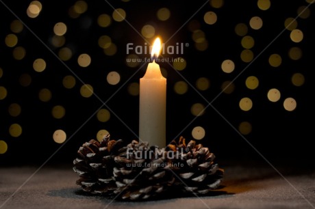 Fair Trade Photo Activity, Adjective, Candle, Celebrating, Christmas, Christmas decoration, Horizontal, Light, Nature, Object, Pine cone, Present