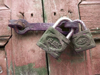 Fair Trade Photo Colour image, Day, Door, Friendship, Horizontal, Lock, Love, New home, Outdoor, Peru, Safety, South America, Together