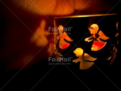 Fair Trade Photo Angel, Candle, Christmas, Colour image, Flame, Horizontal, Indoor, Peru, Shadow, South America, Tabletop