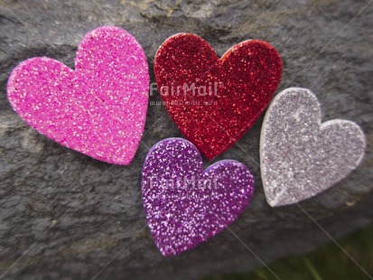 Fair Trade Photo Colour image, Colourful, Focus on foreground, Heart, Horizontal, Love, Marriage, Outdoor, Peru, South America, Stone, Tabletop, Valentines day