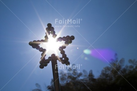 backlit outdoor cross